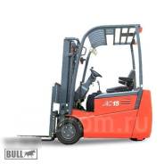 Bull. Вилочный погрузчик BULL FB15S (трехопорный), 1 500 кг., Электрический