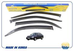Дефлекторы окон Black (CHEVROLET Lanos 97-) (к-т 4шт) AMDDK115