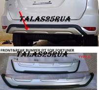 Накладка на бампер. Toyota Fortuner, GUN166, TRN166 Двигатели: 1GDFTV, 2TRFE