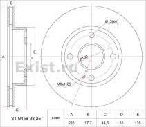 Диск тормозной. Mazda: Training Car, Roadster, Familia, MX-5, Demio, 323F, 323, Eunos 100
