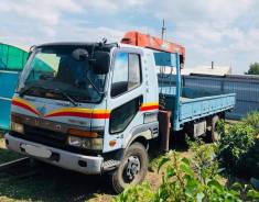 Mitsubishi Fuso Fighter. Продается кран борт , 7 000 куб. см., 5 000 кг.
