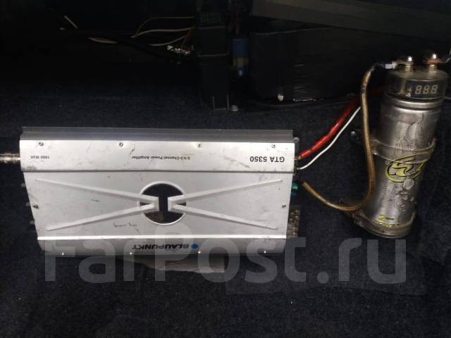 Усилитель Blaupunkt GTA-5350 и конденсатор на 2 фарад, 5-канальный, б/у ...