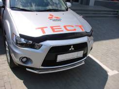 Дефлектор капота темный Mitsubishi Outlander XL 2010-2012 в Новосибирске Дефлектор капота темный Mitsubishi Outlander XL 2010-2012