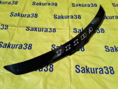 Дефлектор капота. Nissan Tiida, C11, JC11, NC11, SC11 Двигатели: HR15DE, HR16DE, MR18DE