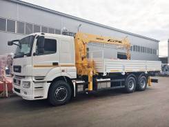 Soosan SCS746L. Бортовой Камаз 65207-1002-87(S5) с КМУ Top, 12 000 куб. см., 16 800 кг., 6x4