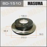 Диск тормозной. Toyota: Land Cruiser, FJ Cruiser, Hilux Surf, Sequoia, Land Cruiser Prado, 4Runner Двигатели: 1KDFTV, 1KZT, 1KZTE, 22R, 22RE, 2LT, 3RZ...