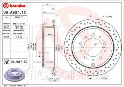 Диск тормозной. Lexus LX450d, URJ201, URJ202, VDJ201 Lexus LX460, URJ201, URJ202, VDJ201 Lexus LX570, URJ201, URJ201W, URJ202, VDJ201 Toyota Land Crui...
