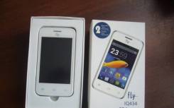 Fly IQ434 Era Nano 5. Б/у, до 8 Гб, Белый, 3G, Dual-SIM