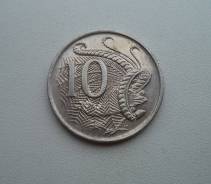 Австралия 10 центов, 1977