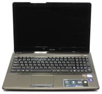 Asus X52JE. 15.6", 2,4 ГГц, ОЗУ 4096 Мб, диск 320 Гб, WiFi