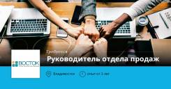 Руководитель отдела продаж. ООО "ТИК-ДВ". Улица Семеновская 29