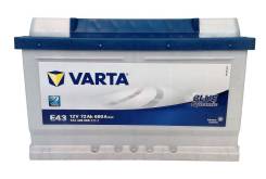 Varta. 72 А.ч., Обратная (левое), производство Европа
