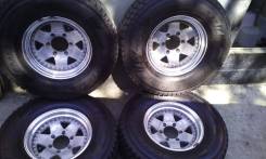 Японские диски на зимней резине 265/70/R15 Dunlop Grandtrek SJ7. 7.0x15" 6x139.70 ET-14 ЦО 110,0 мм.