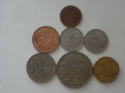 Австралия подборка из 7 монет. Без повторов! Торги с 1 рубля!
