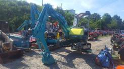 Yanmar B3. Экскаватор 3т на резине, длинная стрела
