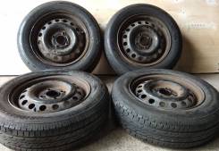 Bridgestone Nextry 165/70R14 Japan + Штамповка 14x5 4x100 HUB60. 5.0x14" 4x100.00 ЦО 60,0 мм.