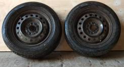 Dunlop Enasave EC202 195/65R15 + Штамповка 15x5.5 5x114.3 HUB66.1. 5.5x15" 5x114.30 ЦО 66,1 мм.