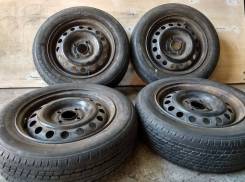 Firestone FR10 175/65R14 2015 + Штамповка 14x5 4x100 HUB60. 5.0x14" 4x100.00 ЦО 60,0 мм.