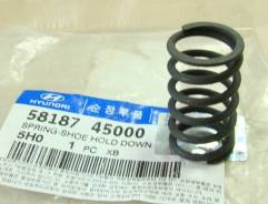 Пружина прижимная тормозной колодки. Hyundai Chorus Hyundai HD Hyundai County Hyundai Mighty Kia Pamax Двигатели: D4AE, D4AF, D4AL, D4DA, D4DD, D4GA...