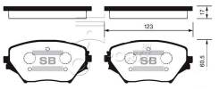 Колодки дисковые передние Toyota RAV4 1.8/2.0 WTi/2.0D4-D 00> AVTOBRAKE AB3251