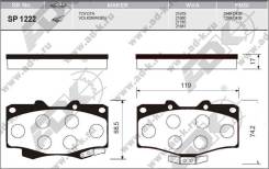 Колодки дисковые передние Toyota Land Cruiser 4.0-4.2TD 90>/4Runner 2.4-3.0TD 87-96 HSB HP5036