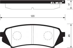 Колодки дисковые задние Toyota Land Cruiser 100 4.7i 32V/4.2TD 98> TOYOTA 04466-60070
