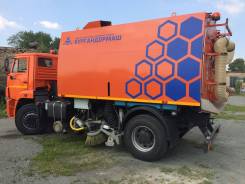 Кургандормаш КО-318Д. Вакуумная подметально-уборочная машина КО-318Д на шасси Камаз-53605