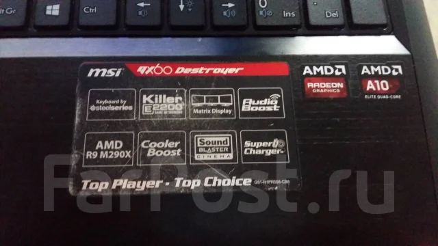 MSI GX60. 15.6", 2,5����, ��� 8 ��, ���� 1 120���, WiFi: 1, Bluetooth: 1, ����������� �� 2��. ����