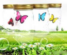 Электронная бабочка в банке с подсветкой "Butterfly in the Jar"