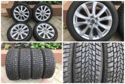 225/55R19 Toyo i/t новая зима шипы с литьем mazda cx-5. 7.0x19" 5x114.30 ET50 ЦО 67,1 мм.