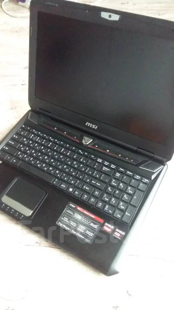 MSI GX60. 15.6", 2,5����, ��� 8 ��, ���� 1 120���, WiFi: 1, Bluetooth: 1, ����������� �� 2��. ����