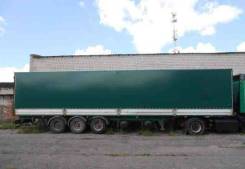 МАЗ. Полуприцеп 975830 (бортовой, тентованный), 34 550 кг.