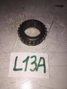 Шкив коленвала. Honda: Jazz, Mobilio, Civic Hybrid, City, Airwave, Civic, Mobilio Spike, Fit Aria, Fit, Partner Двигатели: L12A1, L12A3, L12A4, L13A1...