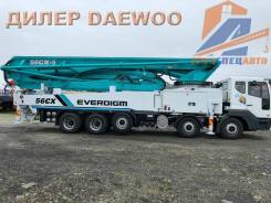 Daewoo Novus. Бетононасос Everdigm 56CX на шасси -2018год в Москве, 10 964 куб. см., 56,00 м.
