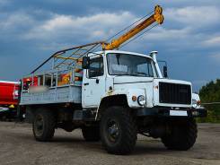 ГАЗ 3308 Садко. Бурильно-крановая машина ГАЗ-3308 2012 г/в, 4 750 куб. см., 5 950 кг.