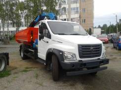 САЗ. Самосвал с задней разгрузкой ГАЗ--25072-05 с КМУ ИМ 77, 4 430 куб. см., 5 000 кг., 4x2