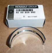 Вкладыши коренные. Renault: Pulse, Duster, Dokker, Scenic, Laguna, Kangoo, Megane, Modus, Logan, Latitude, Fluence, Twingo, Clio, Wind Двигатели: K9K...