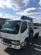 Mitsubishi Fuso Canter. Продаётся бортовой грузовик с манипулятором, 5 100 куб. см., 2 000 кг., 6x2