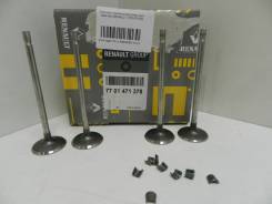 Клапан впускной. Renault: Kangoo, Megane, Modus, Logan, Duster, Scenic, Fluence, Laguna, Clio Nissan Almera Двигатели: K4M, K4J