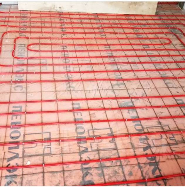 Монтаж водяного теплого пола 300 рублей м2, отопления, котлов ...