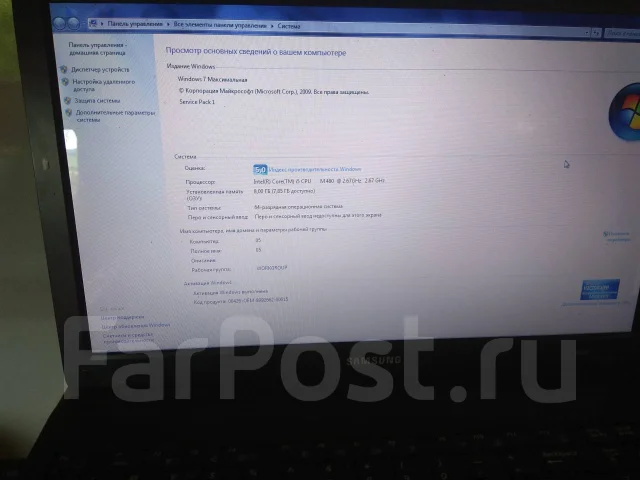 Samsung R540. 2,7����, ��� 8 ��, ���� 500���, WiFi: 1, Bluetooth: 1, ����������� �� 1��. ����