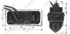Камера заднего вида. Toyota Land Cruiser, FZJ100, HDJ100, HDJ100L, J100, UZJ100, UZJ100L, UZJ100W Toyota Land Cruiser Prado, GRJ120, GRJ120W, KDJ120...