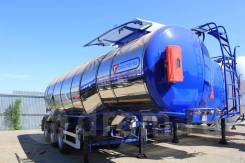 Сеспель SF3B28. Полуприцеп-цистерна SF3B28 (964871, обшивка нержавейка), 24 500 кг.