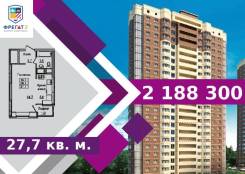 1-комнатная, улица Нейбута 17 кор. 9. 64, 71 микрорайоны, застройщик, 28 кв. м.