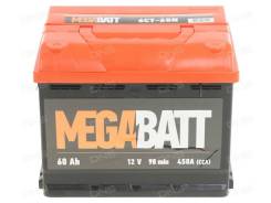 Аккумулятор MEGA BATT 60а/ч R в Комсомольске-на-Амуре Mega Batt. 60 А.ч., Прямая (правое), производство Россия