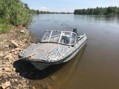 Обь-3. длина 4,20 м., двигатель подвесной, 40,00 л.с., бензин