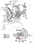 Кронштейн двигателя задний сальник. Toyota: Cressida, Crown, Dyna, 4Runner, Hilux, Blizzard, Chaser, Land Cruiser, ToyoAce, Pickup, Hiace, Mark II, Cr...