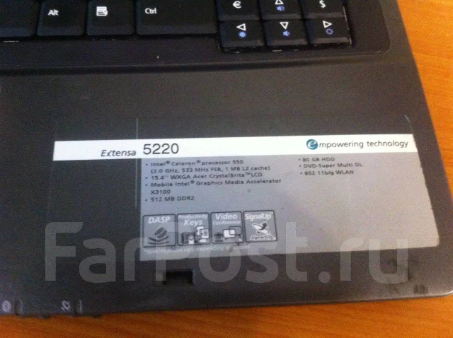 Toshiba Satellite A100. 15", 2����, ��� 1024 ��, ���� 120���, WiFi: 1, ����������� �� 1��. ����
