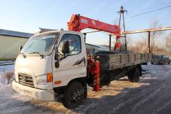 Hyundai HD78. Кран-манипулятор с тросовой КМУ Kanglim KS 735, 4х2, 4 775 кг., 4x2