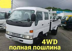 Toyota Dyna. 4WD, двухкабинник 4 тонны, 4 100 куб. см., 4 000 кг.